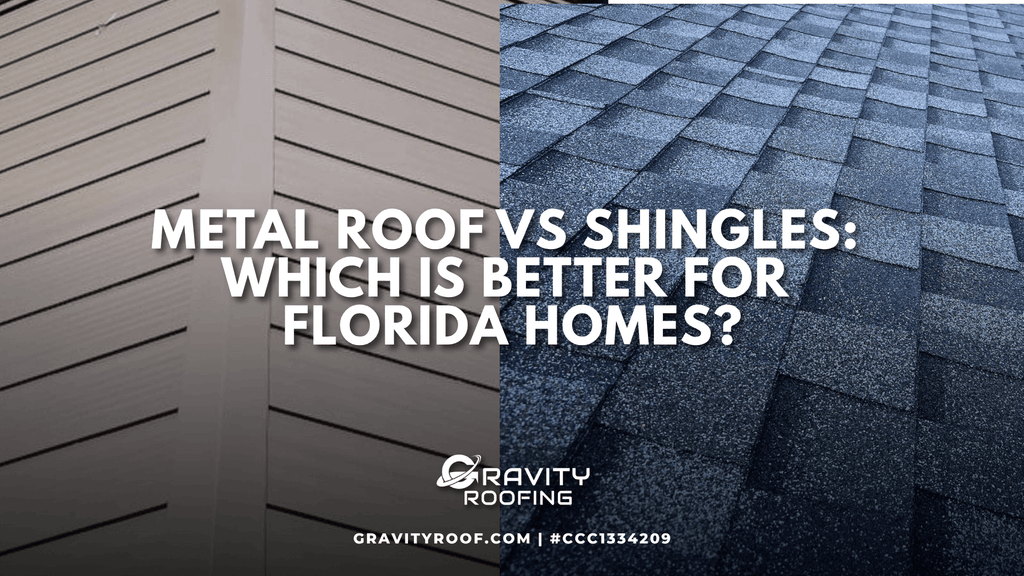 A side-by-side comparison of a metal roof vs shingles Florida to help homeowners decide.
