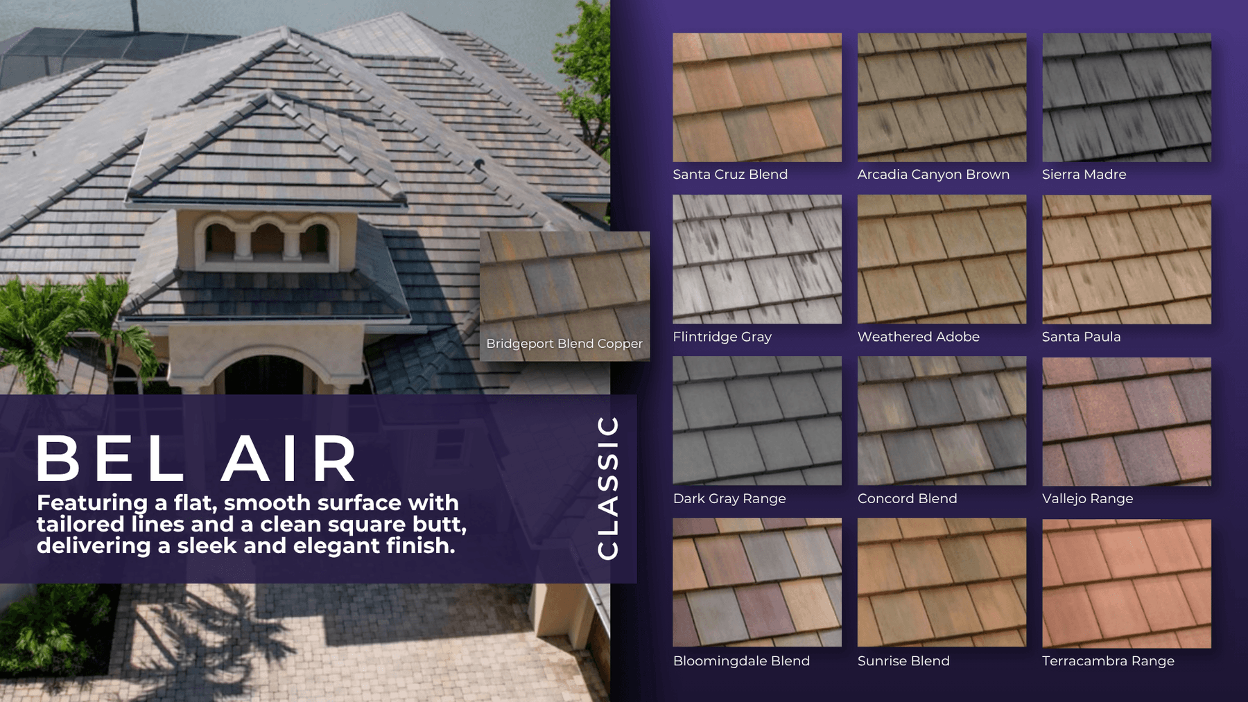 Eagle Bel Air tile color chart one