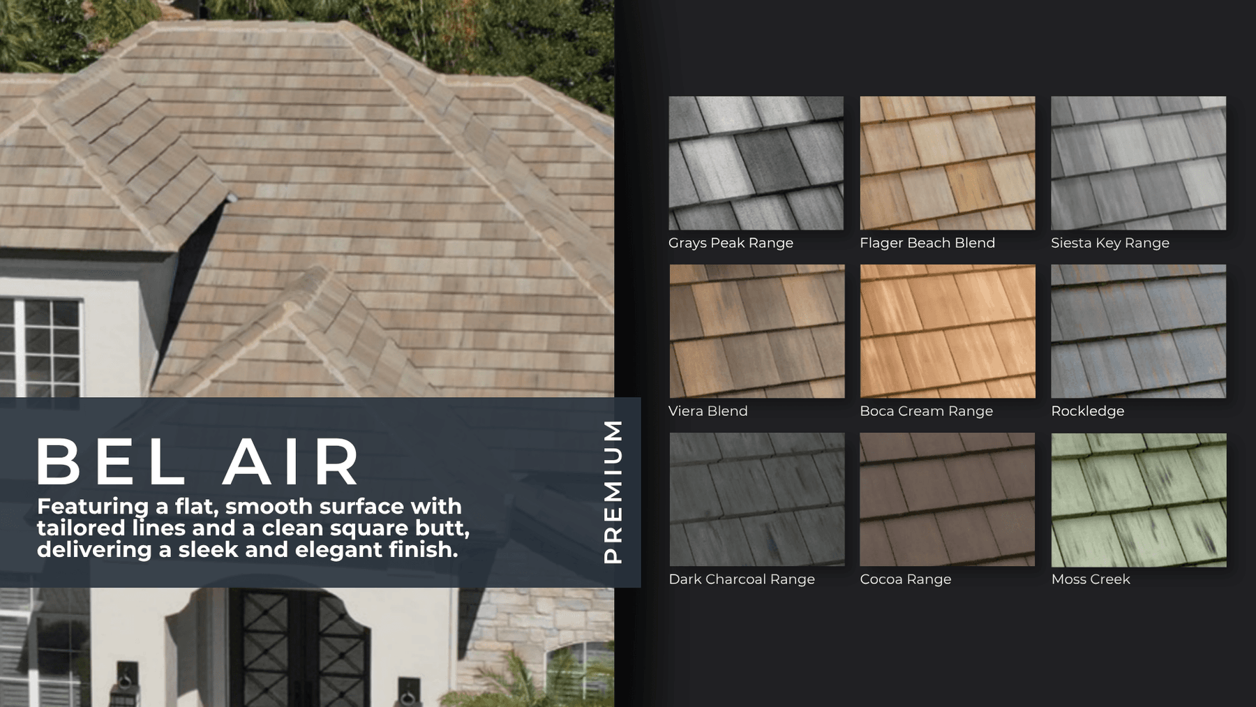 Eagle Bel Air tile color chart three