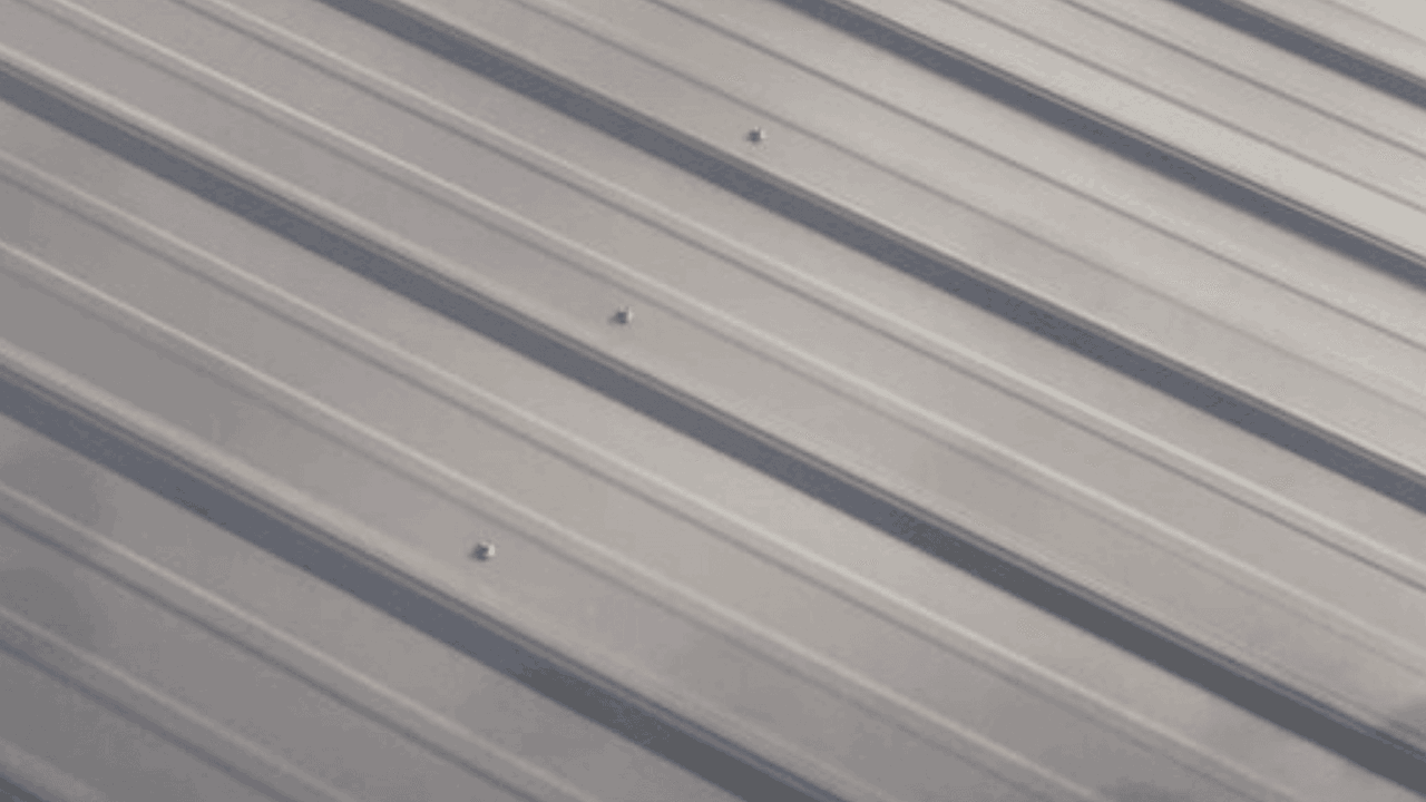 Exposed fastener metal roofing