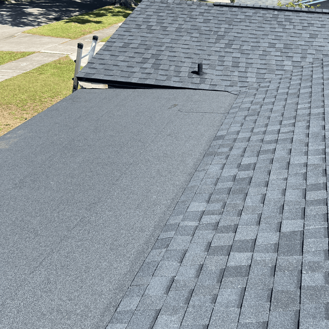 Flat and low-slope roofing system installed on a Central Florida home