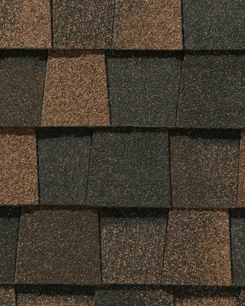 Landmark Burnt Sienna shingles