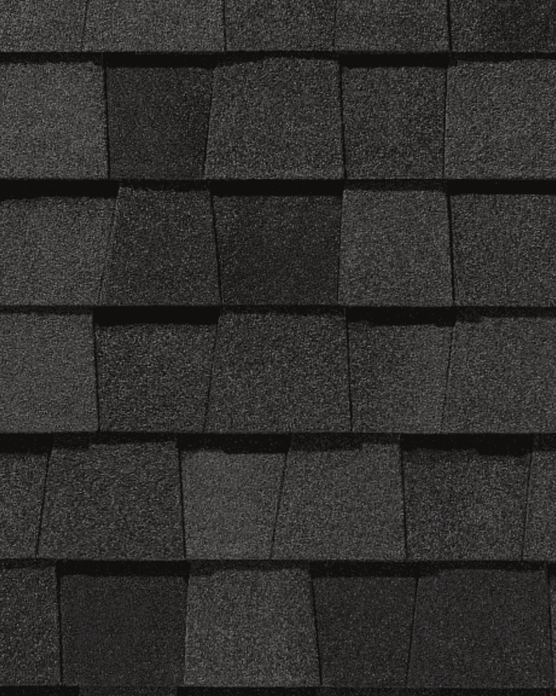 Landmark Moire Black shingles