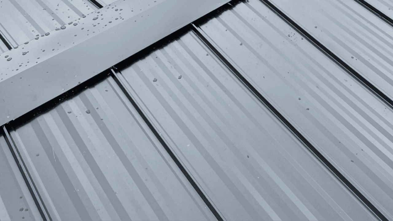 Standing seam metal roofing